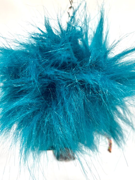 Porte clés punkette cheveux bleus – Image 5