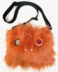 Sac monstre en moumoute orange