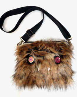 Sac monstre en moumoute fauve