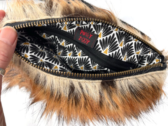 Sac monstre en moumoute fauve – Image 3
