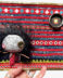 Tableau textile monstre punkette protectrice