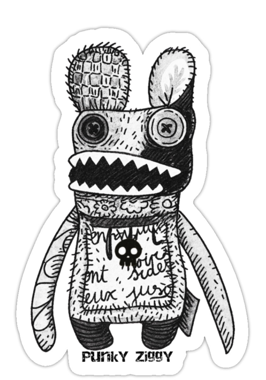 sticker monstre